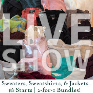 LIVE SHOW: Fall Sweaters,‎ Sweatshirts, and Jackets (50-99)